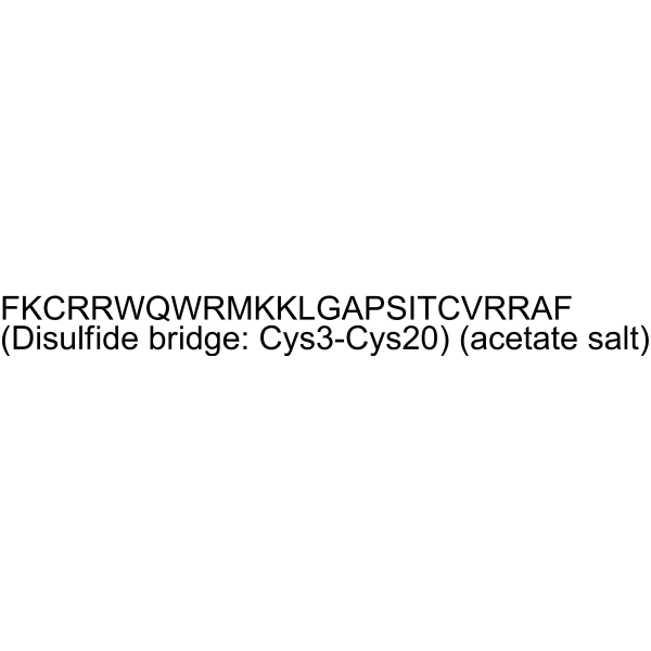 Lactoferrin (17-41) (acetate) (Lactoferricin B acetate; Lfcin B acetate) 2828433-30-1